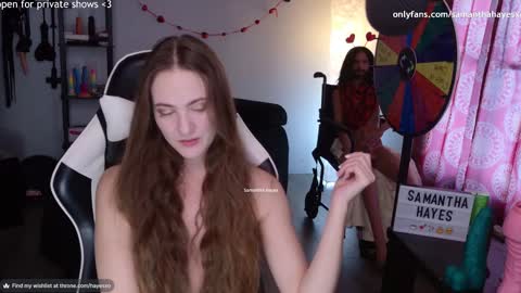 The Real Samantha Hayes haha  online show from February 2025 09:11:02 PM