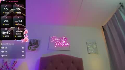 Snapshot of samanthamillher1 chatting on March 2025 03:18:02 PM Samy online show from March 2025 03:18:02 PM