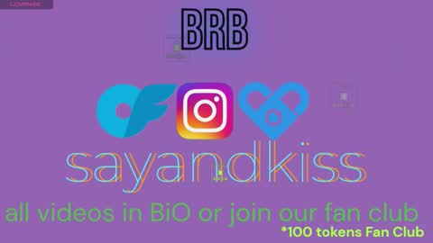 Say and kiss online show from March 2026 03:15:01 PM