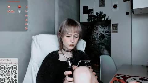 Snapshot of say_mary chatting on September 2025 11:51:01 PM pronoun she. name Mary. age 21. online show from September 2025 11:51:01 PM