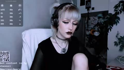 Snapshot of say_mary chatting on October 2025 08:50:02 PM pronoun she. name Mary. age 21. online show from October 2025 08:50:02 PM
