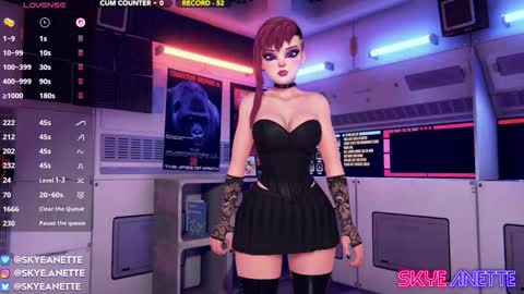 SkyeAnette online show from September 2025 01:09:01 AM