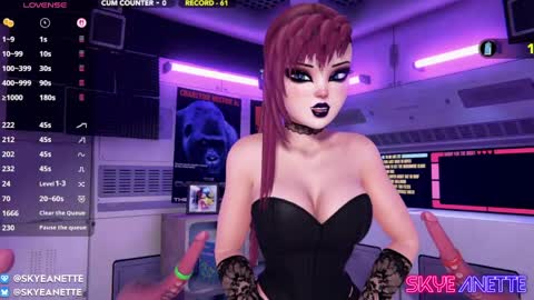 SkyeAnette online show from April 2026 01:19:02 AM