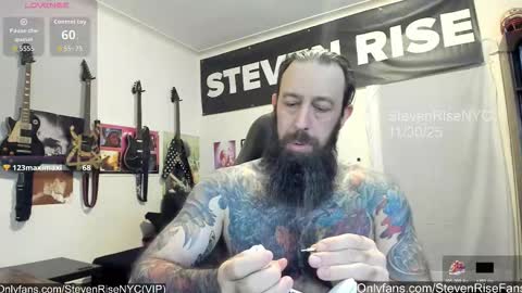 StevenRiseNYC online show from November 2025 01:37:02 PM
