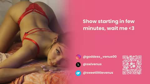 Venus online show from April 2026 08:50:01 PM