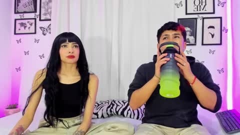 Snapshot of tainy_n_harley chatting on December 2024 08:34:01 AM Liam and Juli online show from December 2024 08:34:01 AM