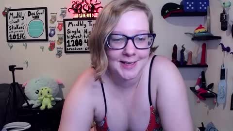 Snapshot of ten_tickle_pixie chatting on December 2025 11:24:02 PM Pixie and Tentacle Overlord online show from December 2025 11:24:02 PM