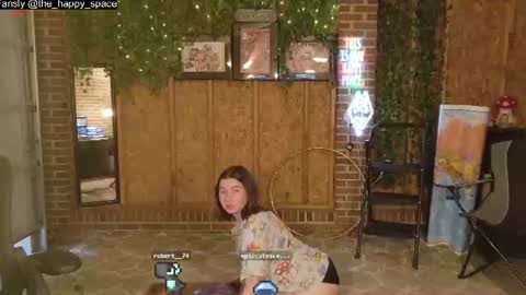 Snapshot of the_happy_space chatting on July 2026 12:24:02 AM MATERNITY LEAVE online show from July 2026 12:24:02 AM