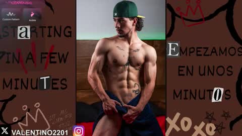 Snapshot of valentino2201 chatting on December 2025 03:34:01 AM valentino online show from December 2025 03:34:01 AM