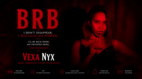 Vexa Nyx online show from June 2026 02:08:02 PM