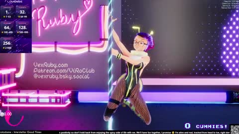 Snapshot of vexruby chatting on January 2025 01:05:02 AM Vex Ruby online show from January 2025 01:05:02 AM