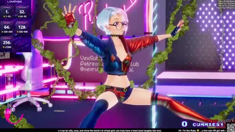 Snapshot of vexruby chatting on February 2025 02:05:02 AM Vex Ruby online show from February 2025 02:05:02 AM