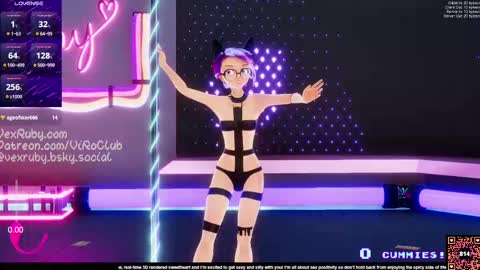 Snapshot of vexruby chatting on March 2025 01:15:01 AM Vex Ruby online show from March 2025 01:15:01 AM