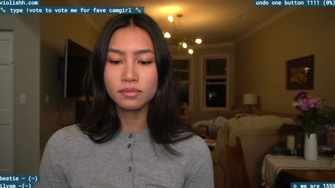 Snapshot of violishh chatting on January 2025 12:59:01 AM follow me on twitter violishh and ig violishh  online show from January 2025 12:59:01 AM