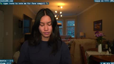 Snapshot of violishh chatting on January 2025 09:36:02 PM follow me on twitter violishh and ig violishh  online show from January 2025 09:36:02 PM