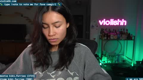 Snapshot of violishh chatting on January 2025 04:18:01 AM follow me on twitter violishh and ig violishh  online show from January 2025 04:18:01 AM