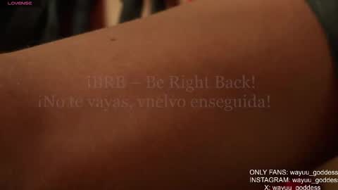 Snapshot of wayuu_goddess chatting on November 2025 10:37:02 AM Wayuu Goddess 3 online show from November 2025 10:37:02 AM