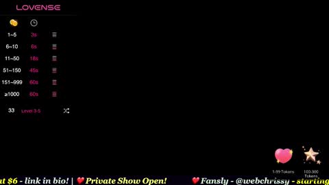 Chrissy online show from March 2025 10:03:02 AM