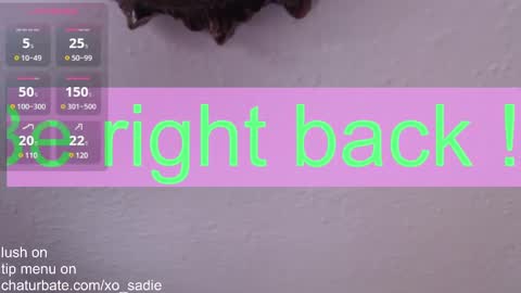 Xo Sadie online show from February 2025 09:49:02 PM