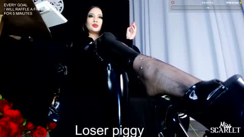 Mistress Scarlet Igmiss scarlet978 online show from February 2025 12:38:02 AM