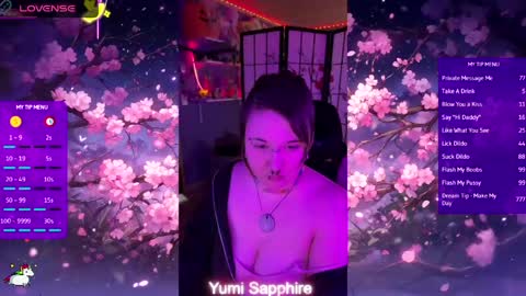 Yumi Sapphire online show from April 2026 06:37:01 PM