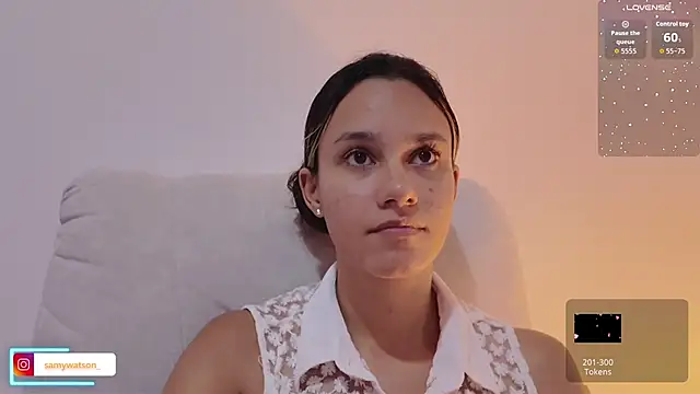 Snapshot of SamanthaWatson chatting on May 2026 03:02:01 AM SamanthaWatson online show from May 2026 03:02:01 AM