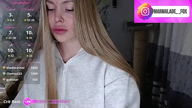 Marmalade Fox online show from March 2026 02:56:01 PM