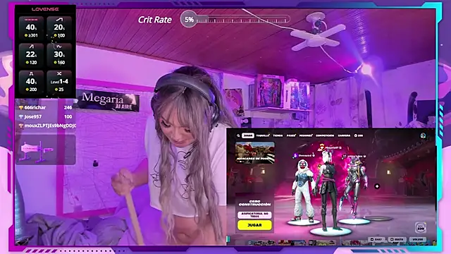 MegariaB online show from February 2025 07:15:01 AM