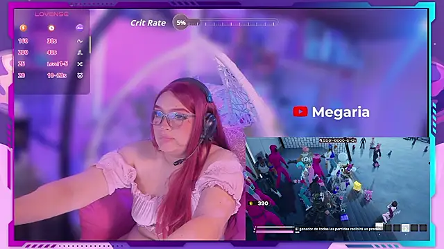 MegariaB online show from February 2026 07:51:01 AM