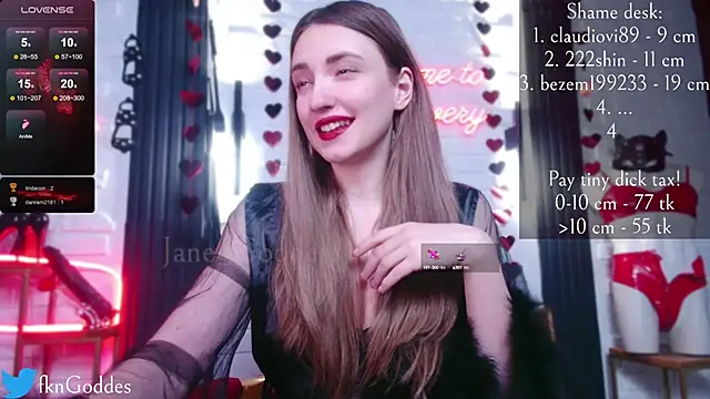 Snapshot of Jane_Goddess chatting on February 2025 07:16:01 PM Jane Goddess online show from February 2025 07:16:01 PM