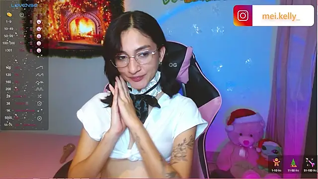 Snapshot of Mei_Kelly chatting on December 2024 12:17:01 AM Mei Kelly online show from December 2024 12:17:01 AM
