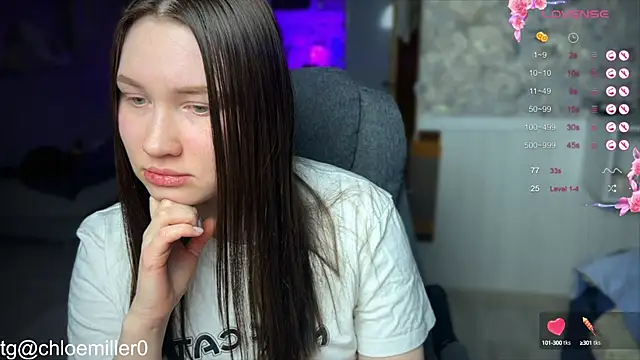 ChloeMillerMeow online show from February 2025 09:15:01 PM