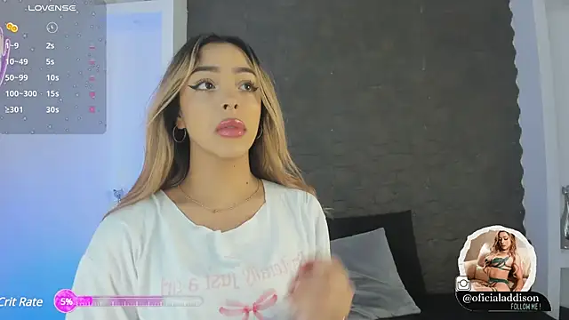 Addison baker online show from March 2025 07:49:02 PM