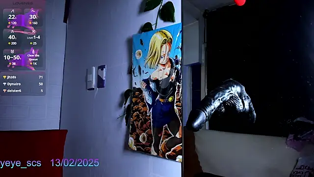 Snapshot of Yeye_scs chatting on February 2025 03:14:01 PM Yeye scs online show from February 2025 03:14:01 PM