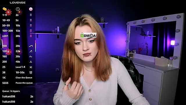 liana kisses online show from March 2025 10:53:02 PM