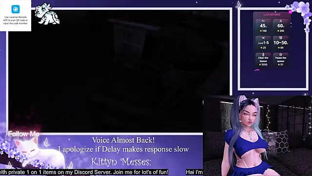 Snapshot of SassyKittyn chatting on October 2025 06:13:01 AM SassyKittyn online show from October 2025 06:13:01 AM