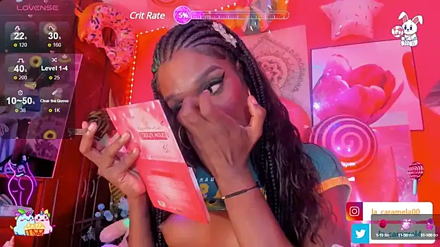 Snapshot of Dulcee_kandy chatting on February 2025 03:04:02 PM Dulcee kandy online show from February 2025 03:04:02 PM