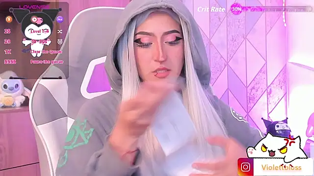 Violettbloss online show from February 2026 04:08:02 AM