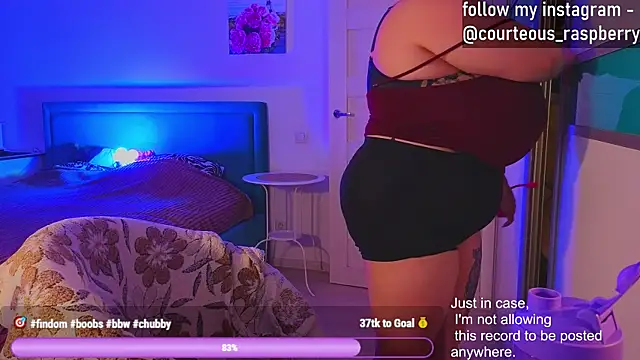 Snapshot of courteous_raspberrry chatting on January 2025 01:54:01 PM courteous raspberrry online show from January 2025 01:54:01 PM