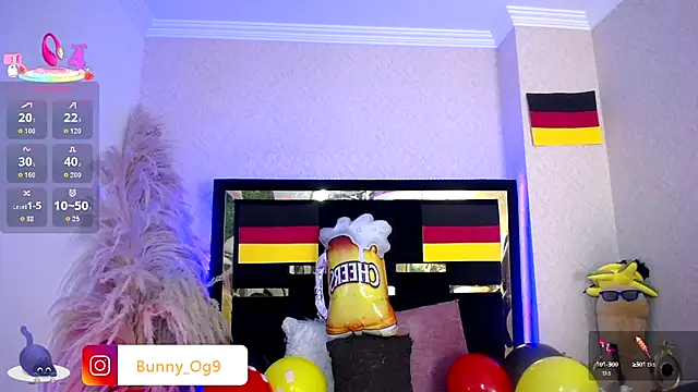 Bunny O online show from September 2025 09:19:01 PM