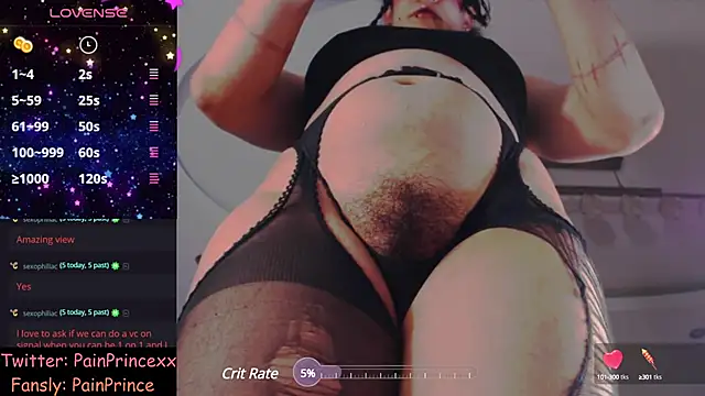 pain princee online show from January 2025 06:15:01 PM