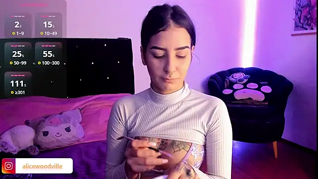 Alice woodville online show from December 2024 11:38:02 PM