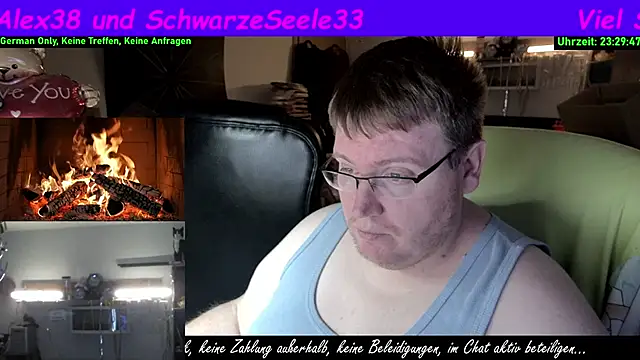 der alex38 online show from April 2026 09:30:01 PM