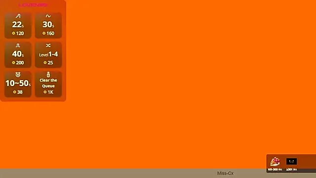 Miss-Cx online show from February 2025 07:09:01 PM