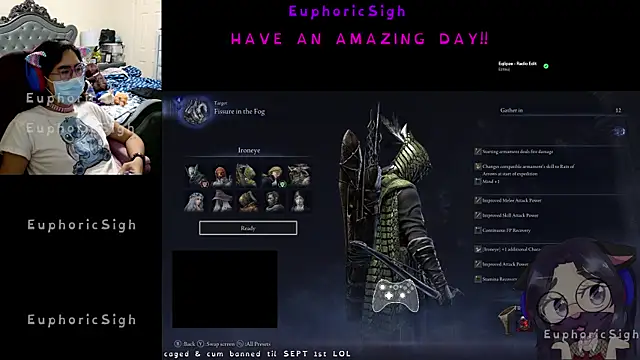 EuphoricSigh online show from June 2026 10:38:02 PM
