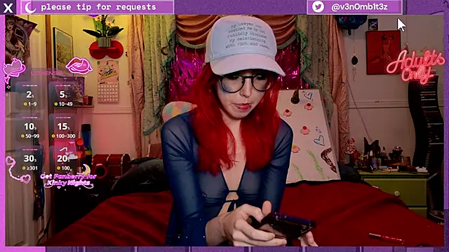 Snapshot of v3n0mb1t3z chatting on May 2026 07:04:02 AM v3n0mb1t3z online show from May 2026 07:04:02 AM