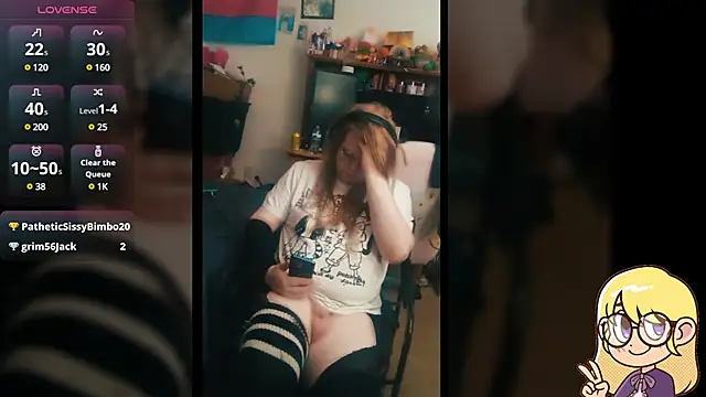 Snapshot of AshThaSissy chatting on February 2025 03:00:01 PM AshThaSissy online show from February 2025 03:00:01 PM