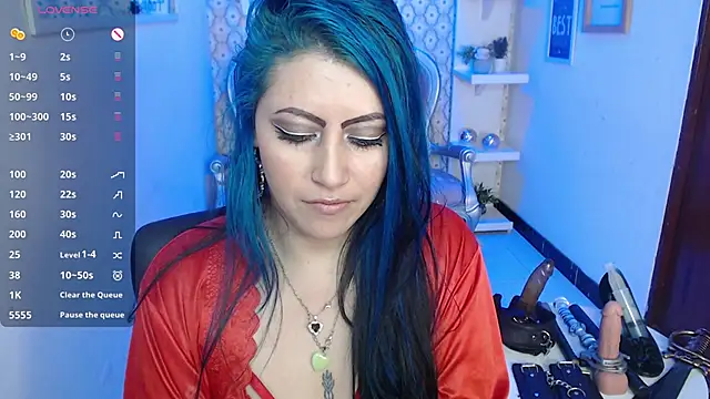 scarleth blue online show from February 2025 09:11:01 AM