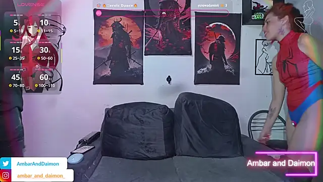 Ambar and daimon  online show from October 2025 07:38:02 AM