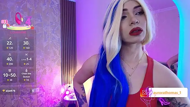 Aurora thomas  1 online show from April 2026 10:08:02 PM